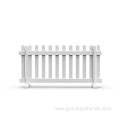 White PVC Temporary Fencing